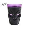 Creative Skull Party Supplies Halloween Glowing Goblet LED Light Up Candle Holder for Scary Night Cup Party Spooky Decor Bar Table Haunted