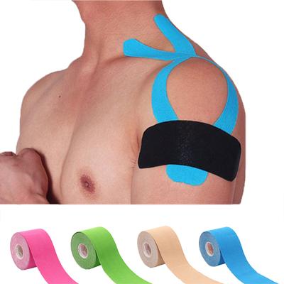 Kinesiologie-Tape 5 cm 5 m Elastisches Kinesio-Tape Elastisches Tape zur Linderung von Muskelschmerzen Sportliche Regeneration Knieschoner für Fitnessstudio Fitnessbandage