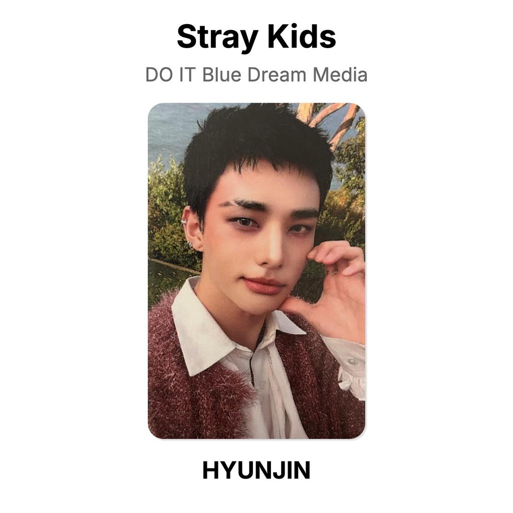 Stray Kids DO IT Blue Dream Media Official Photocard