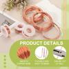 PATIKIL Jewelry Making 99.9% Pure Copper Wire 28 Gauge (0.3 mm) Craft Wire 4.5