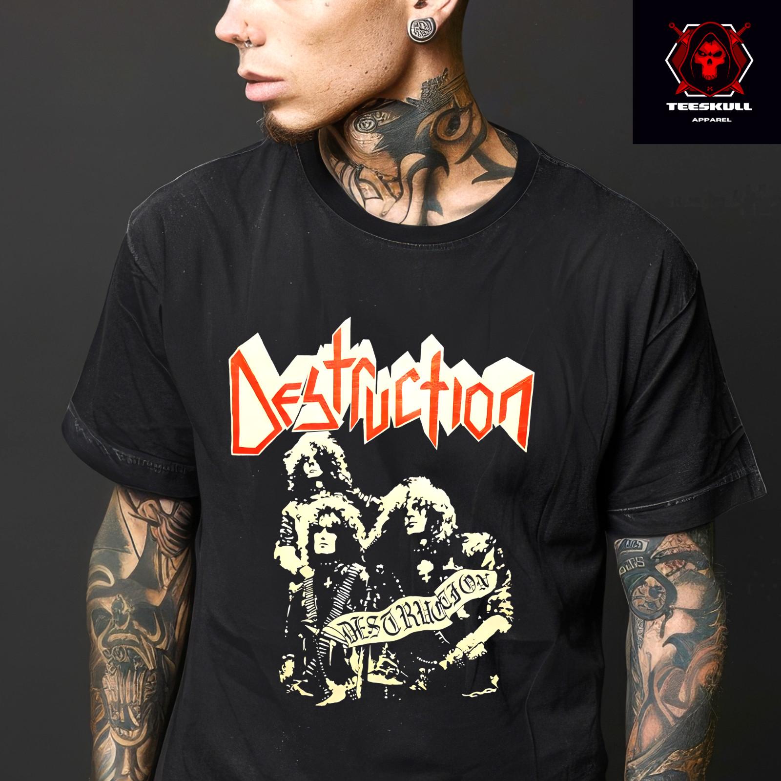 Vintage 1986 MOTORHEAD Orgasmatron Tour Black Double Sided T-Shirt XL