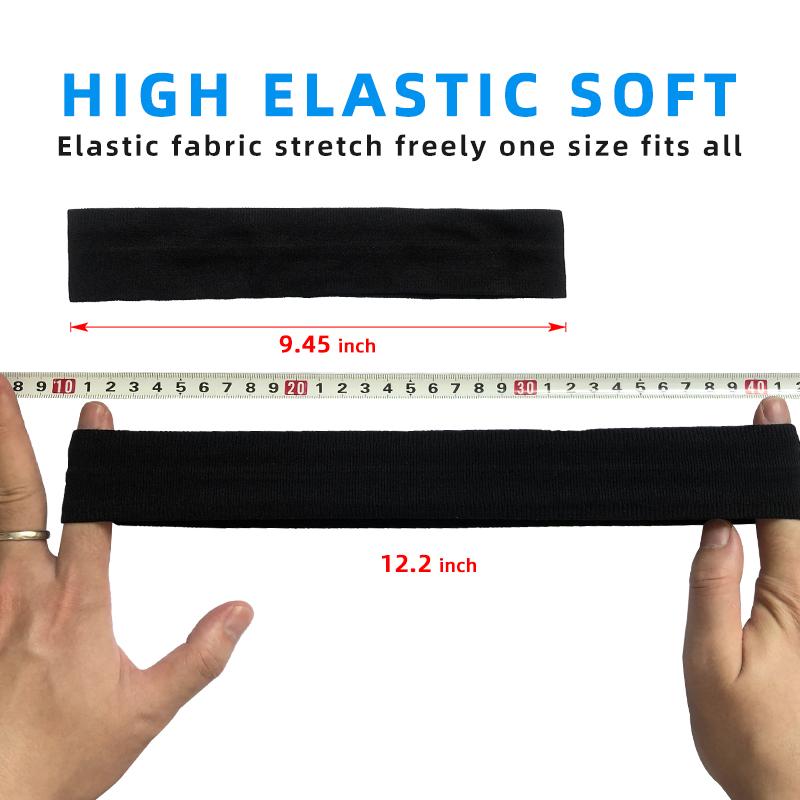 Diadema deportiva para hombres y mujeres, banda para el sudor para la cabeza, Yoga, correr, ciclismo, banda elástica antideslizante para el sudor