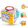 Baby Busy Cube Sensory Toys Activity For Toddlers Learning Educational Toys Developmental With Mirror Soft Infant 0-3 years