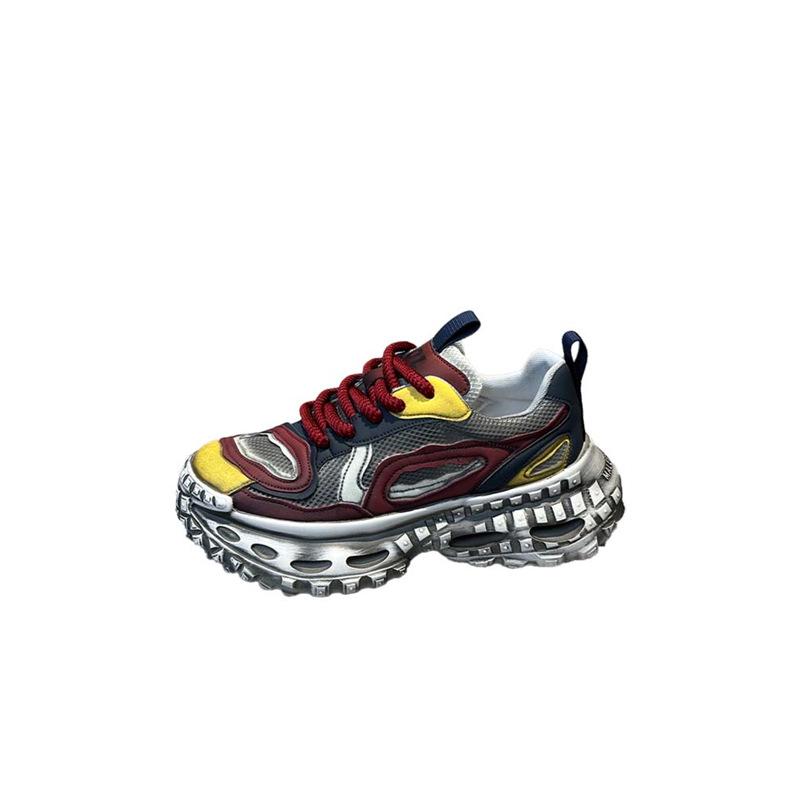 Retro Polished Dad Shoes New Comfortable Breathable Mesh Casual Dl