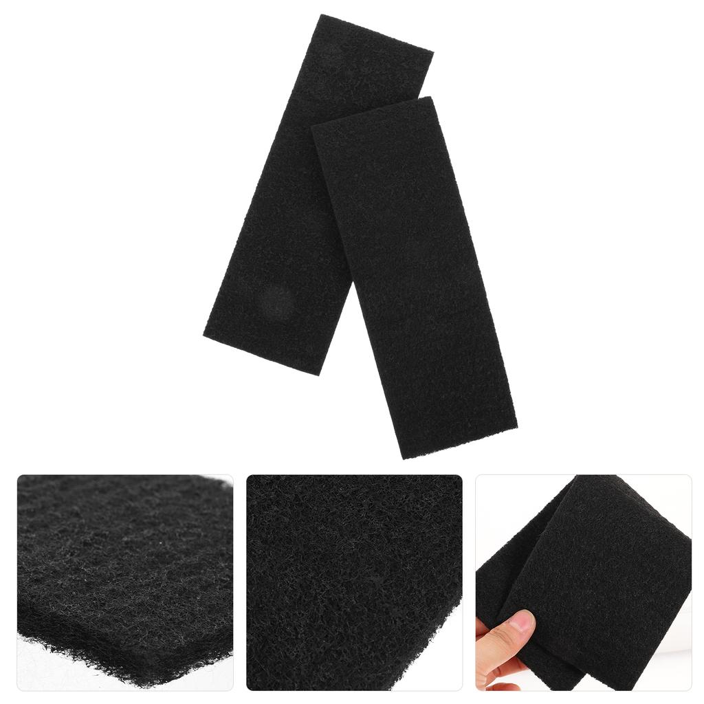 2 Pcs Cat Litter Box Filter Cotton Portable Pet Household Deodorizer Cushions Activated Carbon