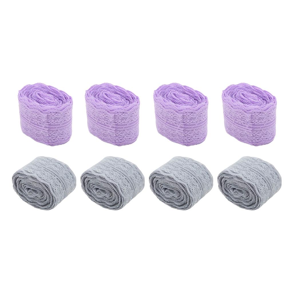 4Pcs Lace Ribbons Nylon Retro Decorative Accessories for Gift Packaging Decoration