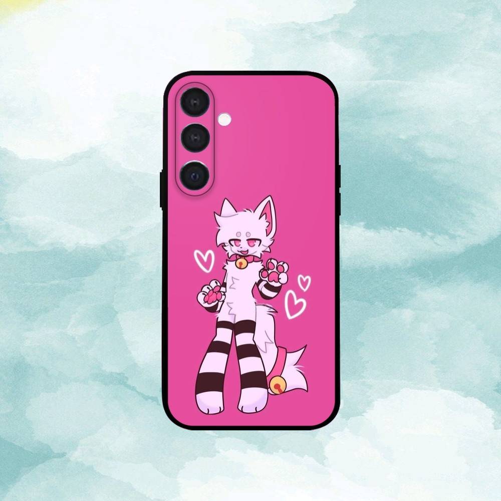 C-Cute B-Boykisser Phone Case For Samsung A73,A21s,A22,A31,A32,A52,A53,A71,A80,Soft Black Shell