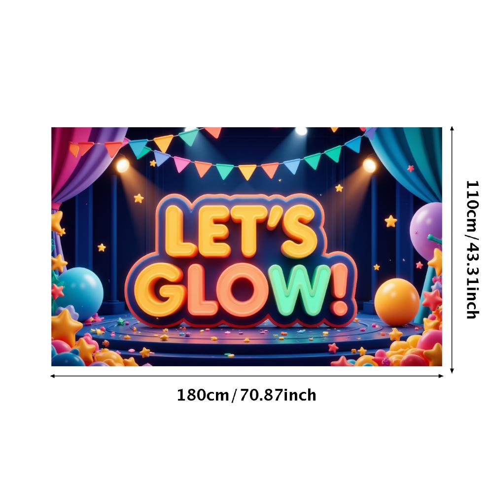 Photo Prop LED Neon Banner Party Decoration Glow Effect Neon Sign For Festival Decoration Party Celebration Night Event