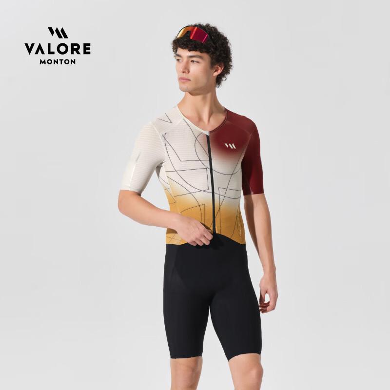 VALORE AOE Men's Short Sleeve Integrated Cycling Skinsuit