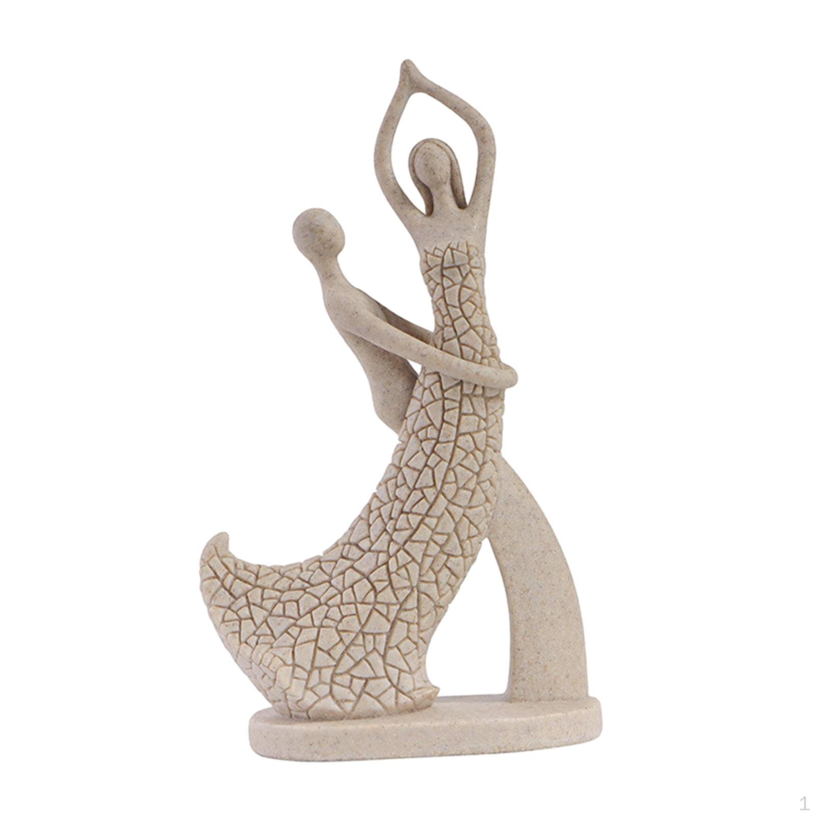 

Абстрактные Фигуры Украшения Обнимающаяся Пара Статуя Декор 11.6cmx5.7cmx20cm