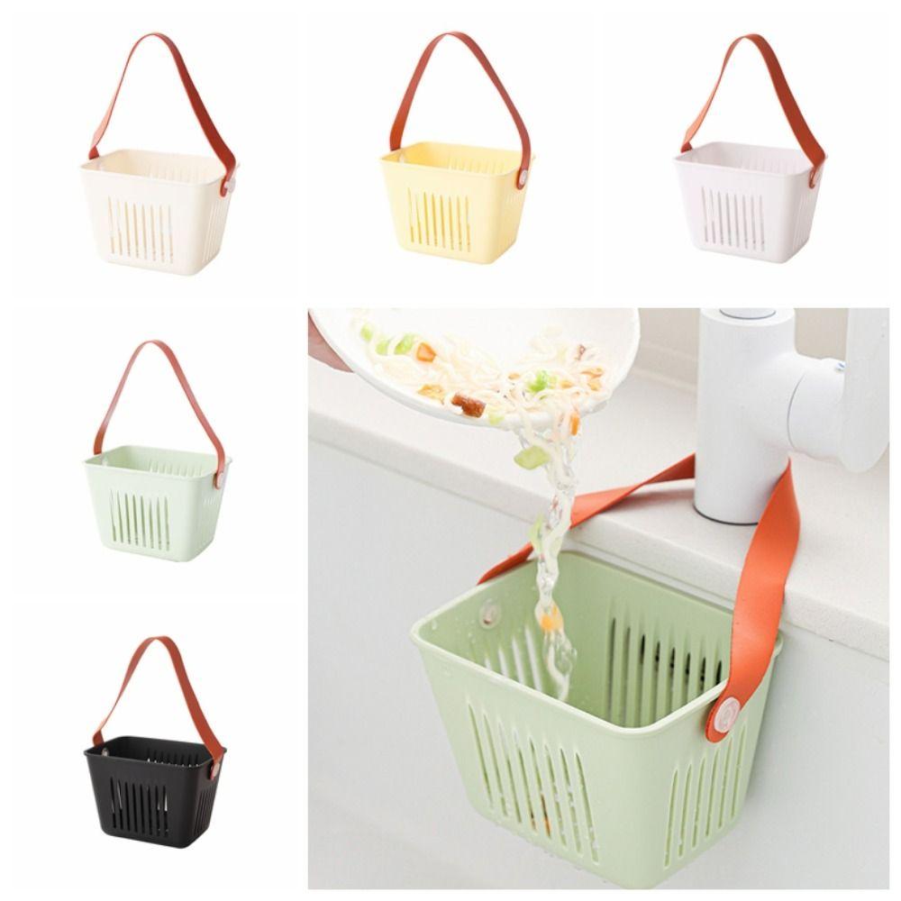 Detachable Sink Hanging Strainer Basket Quickly Drain Fruit Clean Filter Rack  Kitchen Accessories