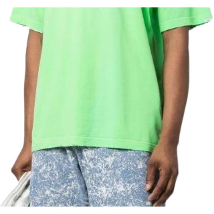 WTAPS Flat 01 Crewneck T-Shirt Green Unisex Tops 211ATDT-CSM04-GREE