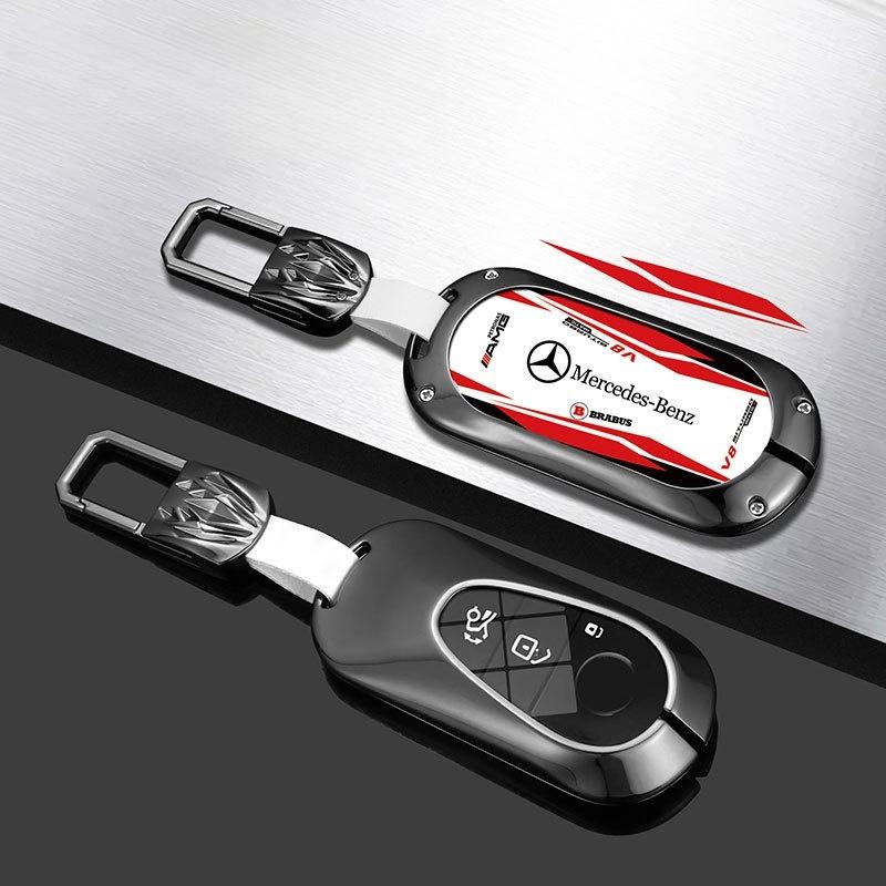 Car Key Case Cover Bag For Mercedes Benz A B C E S V R-Class C43 CLA GLA GLB GLC GLK SLK SL Vito W211 W203 W204 W210 W124 AMG W2