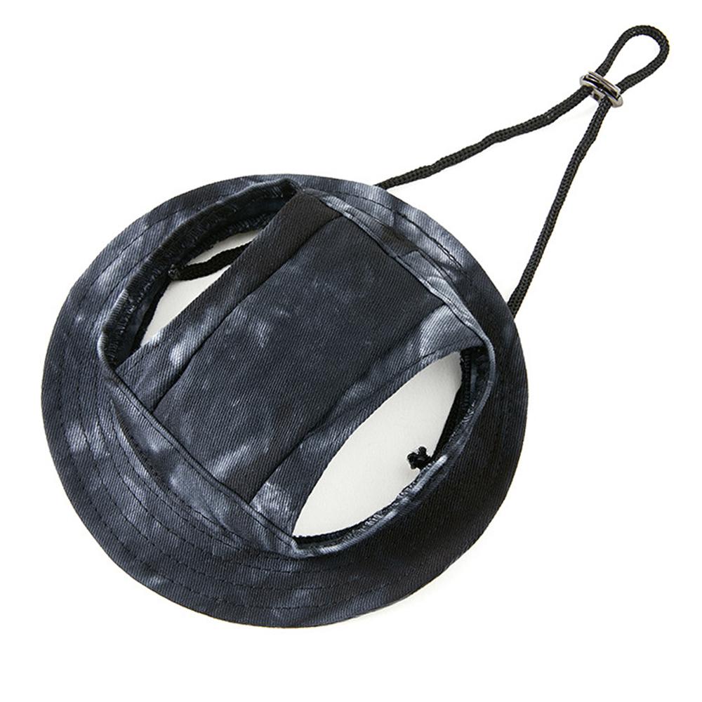 

Шапка для домашних животных с отверстиями для ушей, солнцезащитный крем для собак, щенков, бейсболка для собак, летняя шляпа для кошек, шляпа для походов на открытом воздухе для маленьких собак S чёрный