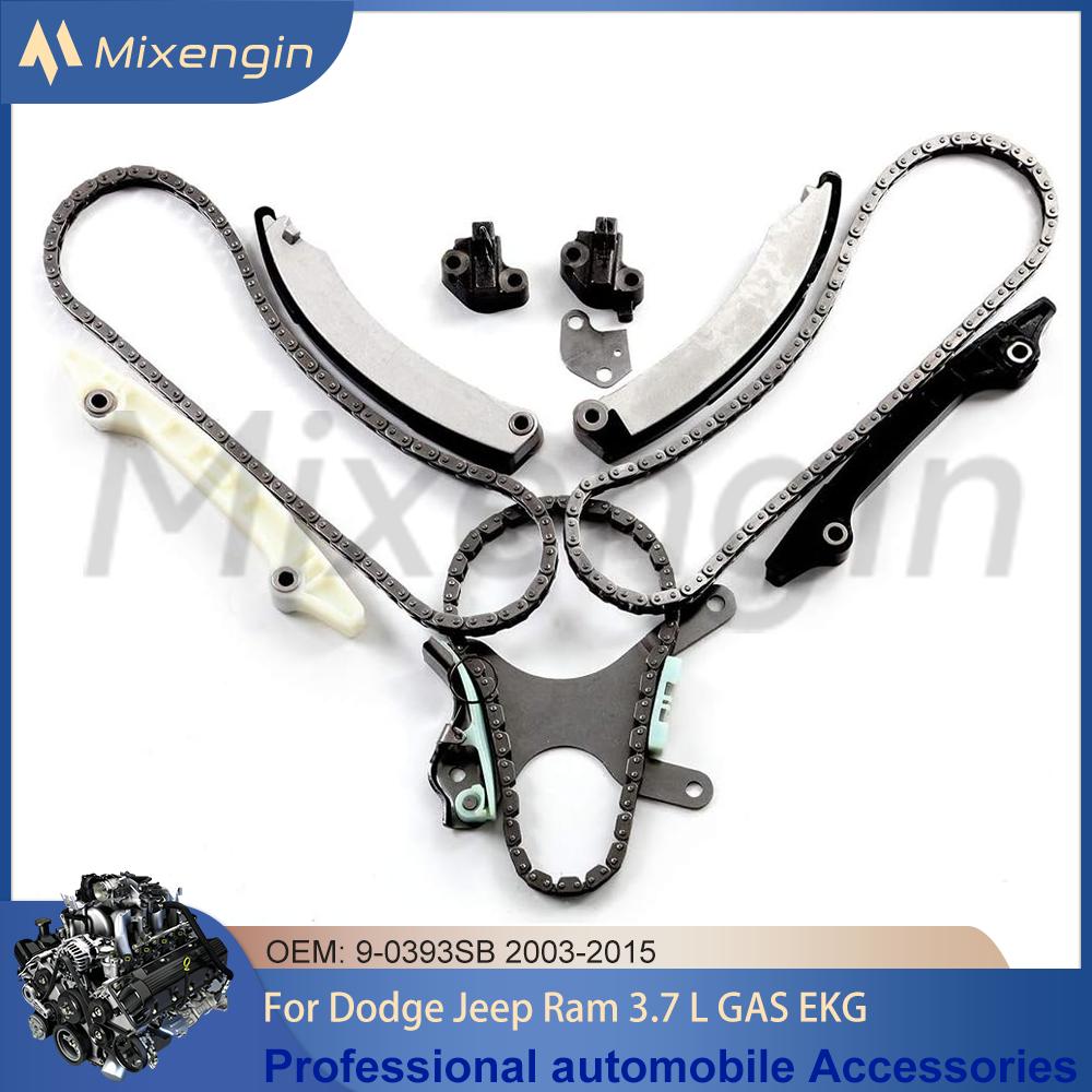 Engine Parts Timing Chain Kit For Dodge Dakota Durango Nitro Jeep Grand Cherokee Commander Liberty Ram 3.7L 9-0393SB 03-15 GAS