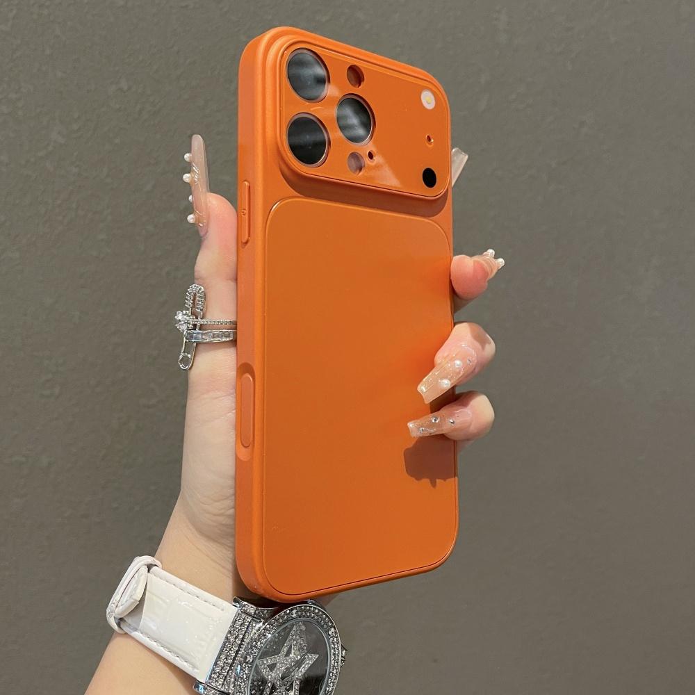 Luxury Hard Acrylic Matte Armor Case for iPhone 17 Air 16 15 14 13 Pro Max 17pro Plain Color Protective Bumper Cover