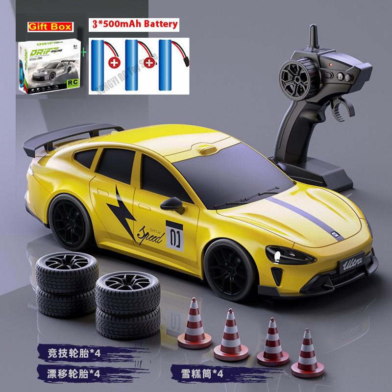 1/24 RC Car 2.4G High Speed Drift 4WD Remote Control Car With Led Light Radio Controlled Racing Model Boy Toy Best Kids Gift