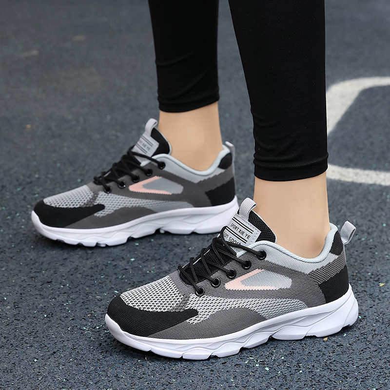 Fashion Autumn-spring Platform Purple Woman Shoes Casual Women's Sneakers Luxury Brand Boots Large Size Sport Tines Health Deporte