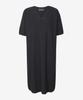 Sekeonseukin Air Knit 2-Ply Half Sleeve Loose Fit Dress