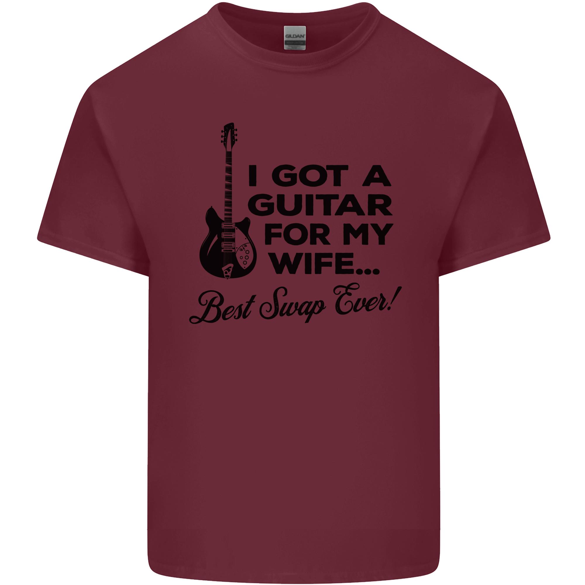 Guitar for My Wife Best Swap Ever Guitarist Unisexs Light Cotton TShirt S