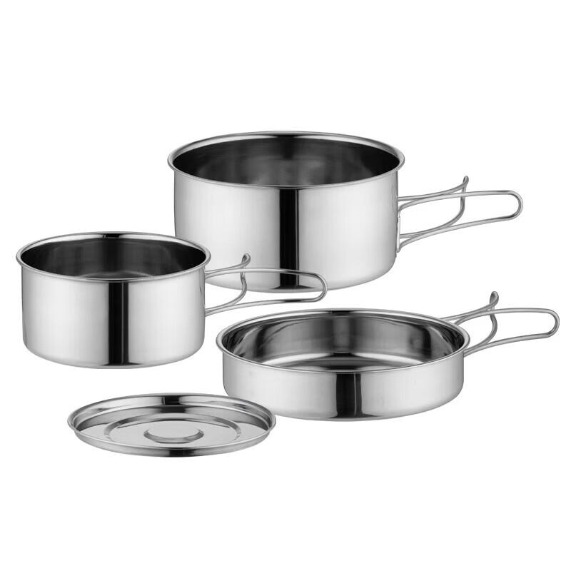 Huilingyang 201 Stainless Steel Outdoor Camping Cookware Set
