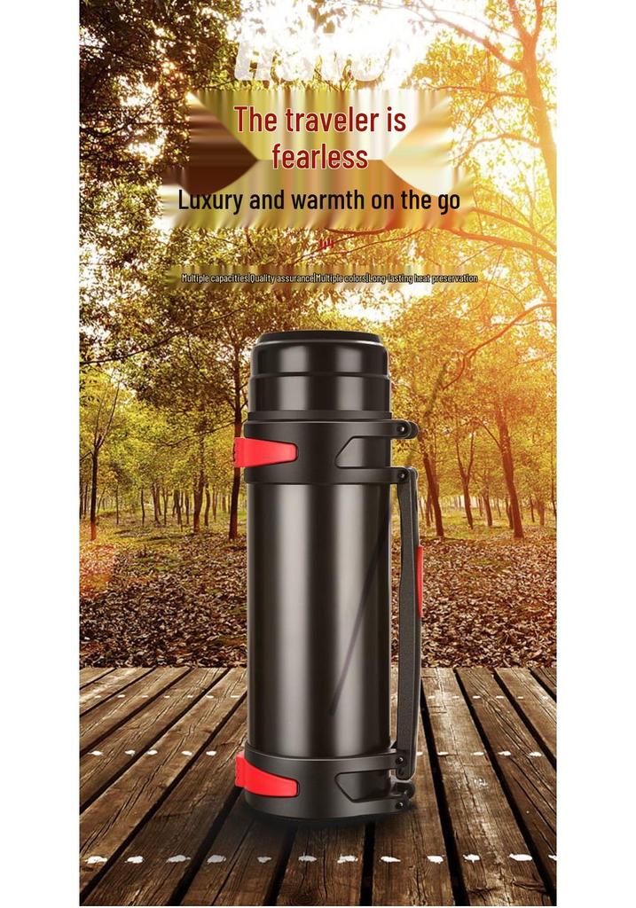304 Stainless Steel Large Capacity Insulated Thermos for Home, Outdoor, and Car Travel