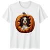 Halloween Pumpkin Dog TShirt Springer Spaniel Dogs Gift For Him And Her