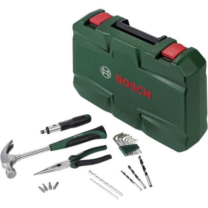Set d'outils - bosch - kit all in one 2607017394 - 110 pièces - pour bricoleurs - mixte