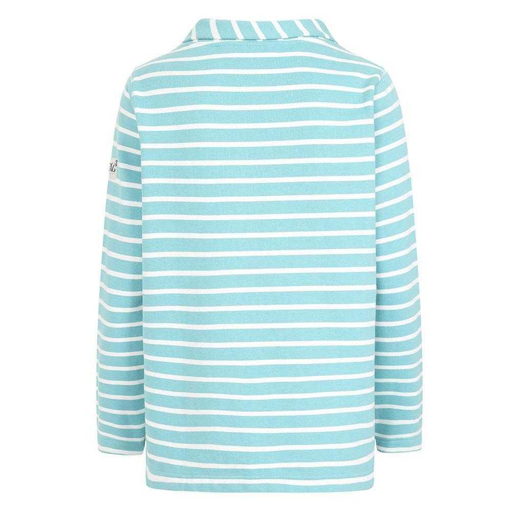 Lazy Jacks Womens/Ladies Striped Roll Neck Sweatshirt