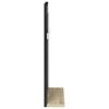 Bathroom Mirror with Shelf Black 50 x 12 x 60 cm