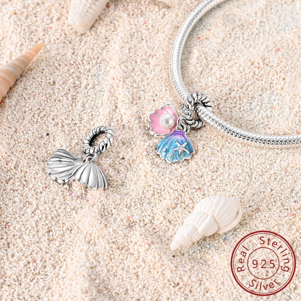 Copper Dangle Charm Summer Dolphins Turtles Pendant Fit Original Bracelet Diy Woman Jewelry