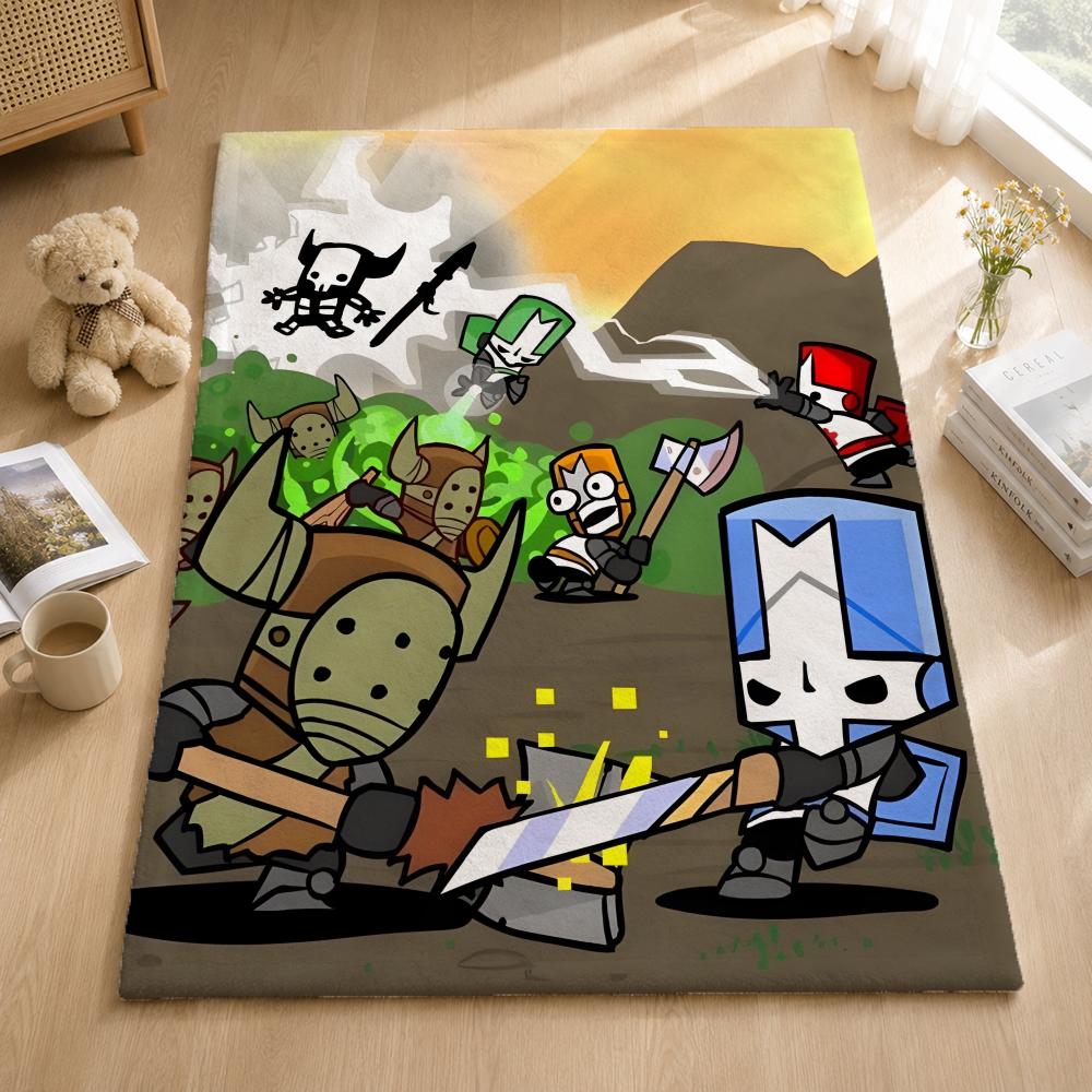 Game C-Castle Crashers Throw Blankets Soft Warm Flannel Blanket Bedding For Bed Living Room Home Sofa