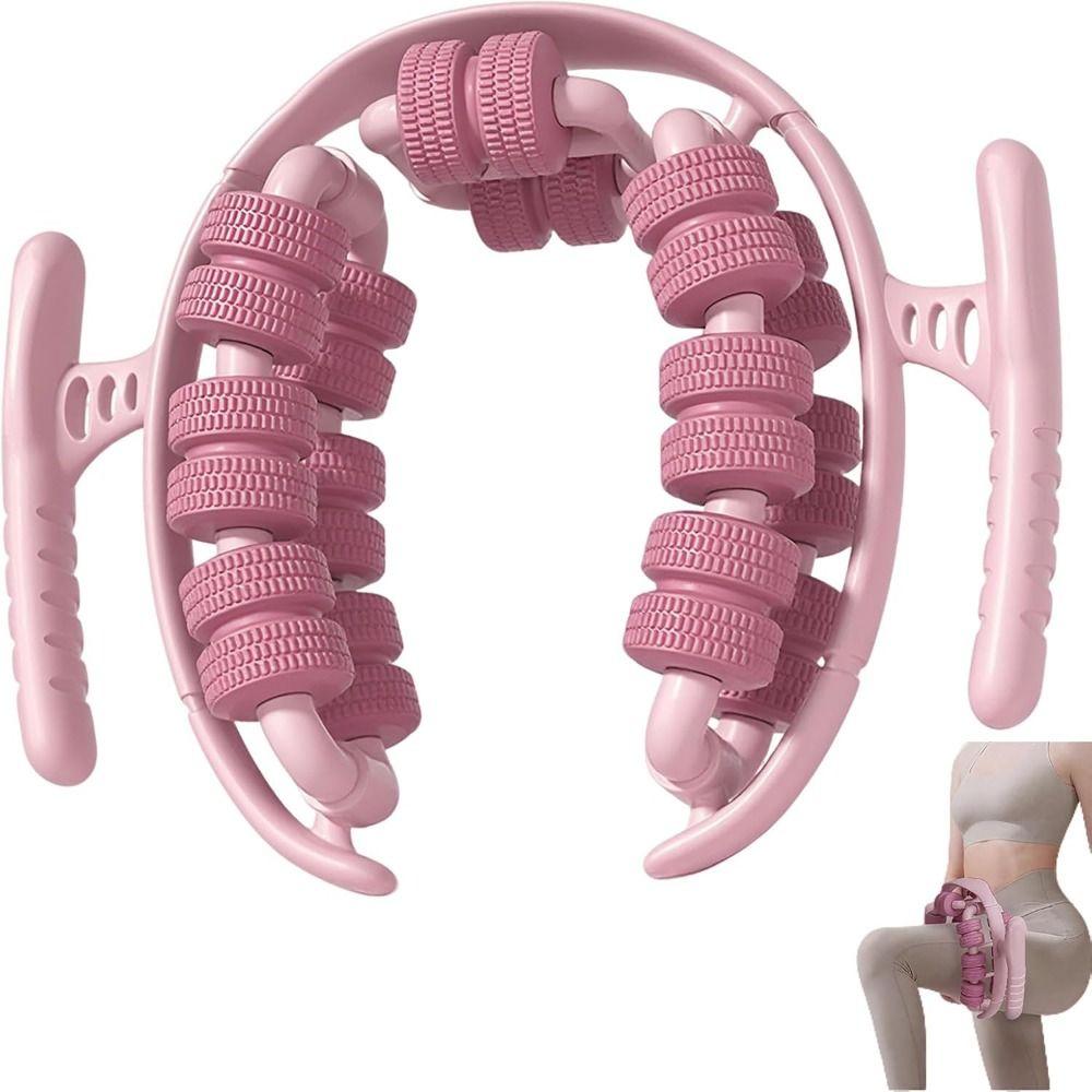 Portable Manual Leg Massager 28 Wheel Manual Muscle Massager Roller Post-Workout