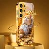Treasure Luxury Kitty High-end PhoneCase Electroplated Glass PhoneCase for Samsung Galaxy S26 S25 S24 S23 S22 S21 FE,Ultra,Plus