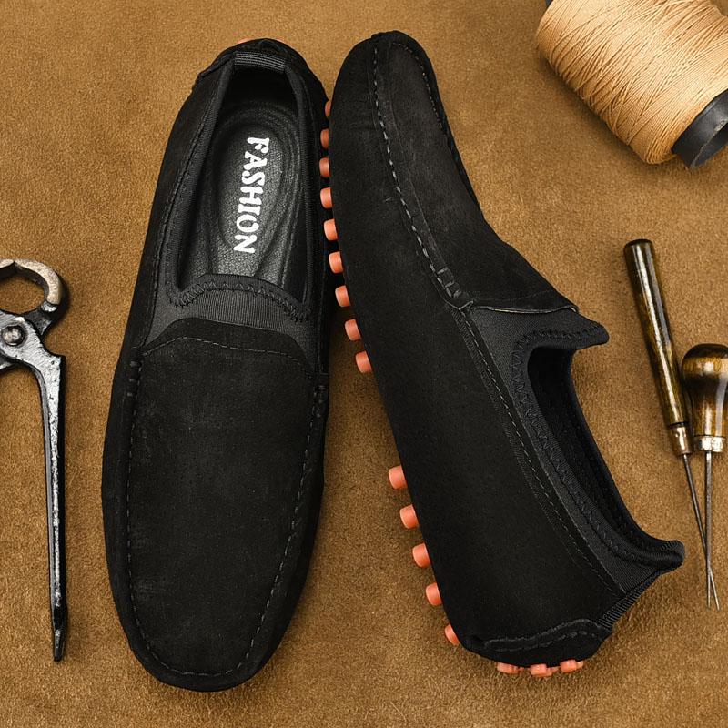 Men's Driving Shoes, Casual Sets, Men's Fashionable and Comfortable Driving Shoes, Handmade Loafers Suitable for Outdoor Walking