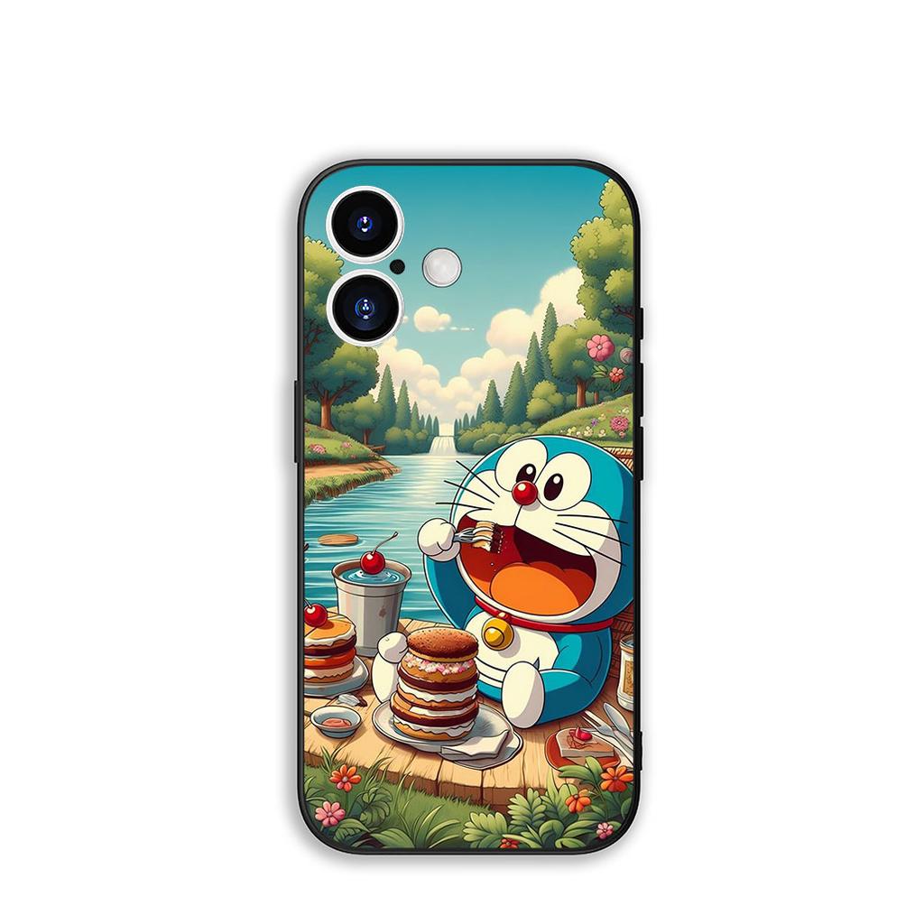 Cover for Motorola Moto E14 E15 G04 G05 G14 G15 G54 G24 Power G34 G35 G75 G84 G85 G45 G55 G64 Case Cute D-Doraemons Cat Poster