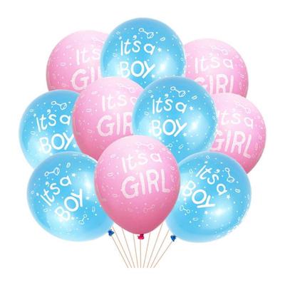 Ballons à Air en Latex pour garçon et fille, 10 pièces, décoration de fête d'anniversaire, ballons en aluminium pour réception-cadeau pour bébé