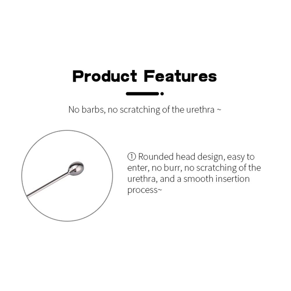 Metal Stick Urethral Dilator Male Horse Eye Stimulation Penis Plug Sounding Masturbator Adult Products Sex Toys For Men Erotic