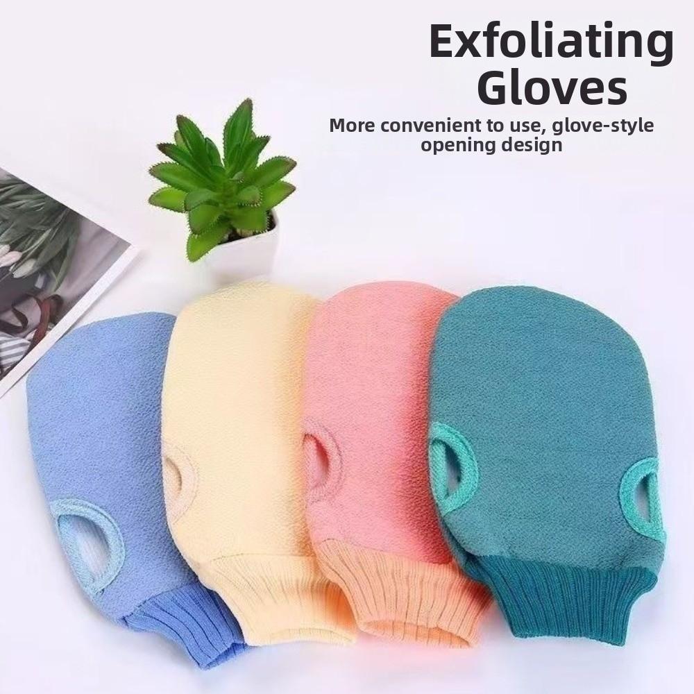 Thick Fabric Shower Body Glove Double Sided Body Scrub Mitt Practical SPA Bath Glove For Men