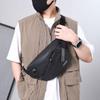Men's Trendy Japanese Motorcycle Crossbody Chest Bag - Large Capacity, Functional Sports Messenger Backpack