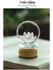 2025 Rechargeable Pink Crystal Lotus LED Buddha Night Lamp