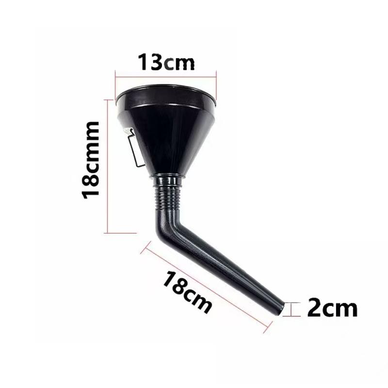 Refueling Funnel With Filter Detachable Hose Car Motorcycle Refuel Engine Oil Funnel Long Mouth Funnels Car Repair Filling Tools