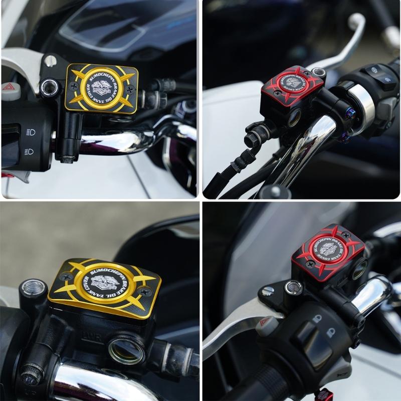Front Brake Fluid Reservoir Bottle Tanks Caps Cover for PCX125/150/160 UHR150 Motorcycle Accessories