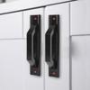 Sliding Door Handle Aluminum Alloy Punchless Minimalist Modern Door Pull Handle for Barn Cabinet Closet Door Drawer