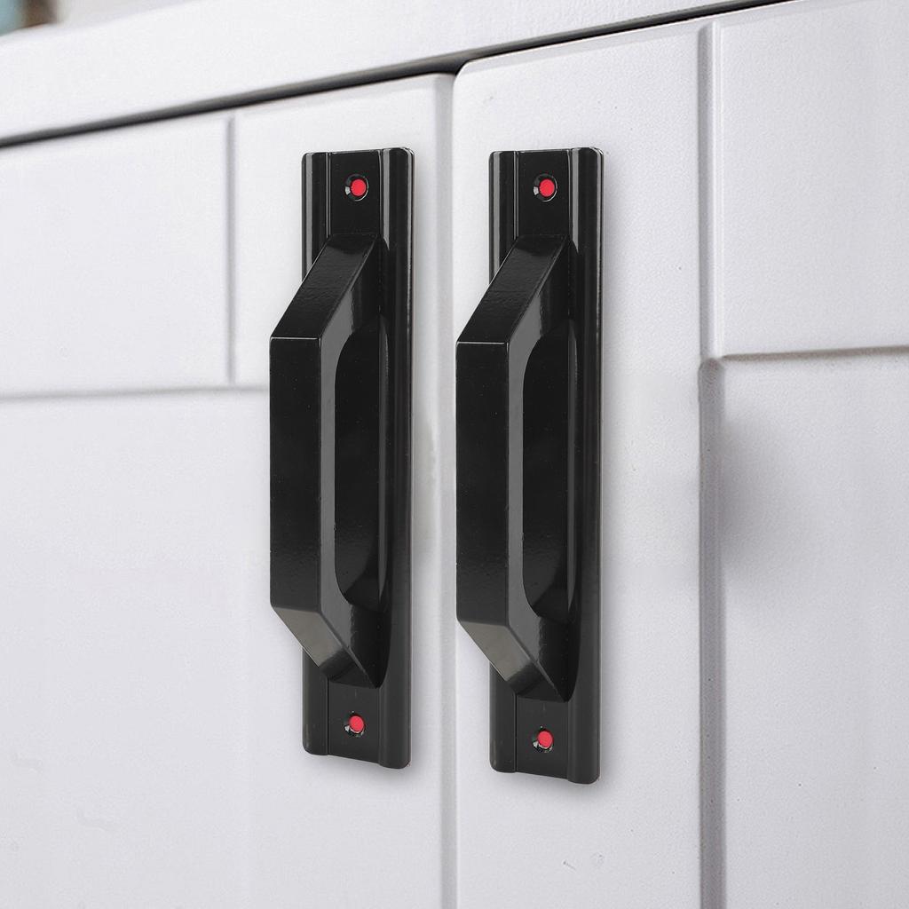 Sliding Door Handle Aluminum Alloy Punchless Minimalist Modern Door Pull Handle for Barn Cabinet Closet Door Drawer