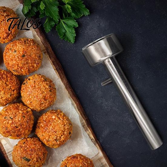 Spring Design Falafel Maker Meatball And for Easy Scoop Drop Ergonomic Handle User-friendly Rust-Proof Non-Sticky Baller Tool Quick Food Shaping