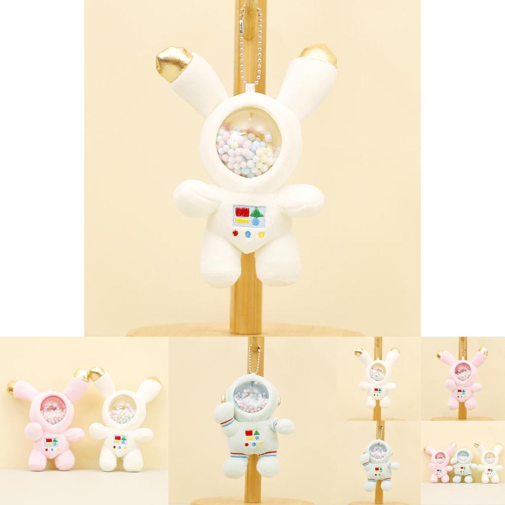 Cute Astronaut Plush Keychain Creative Space Rabbit Doll Adorable Bag Ornament