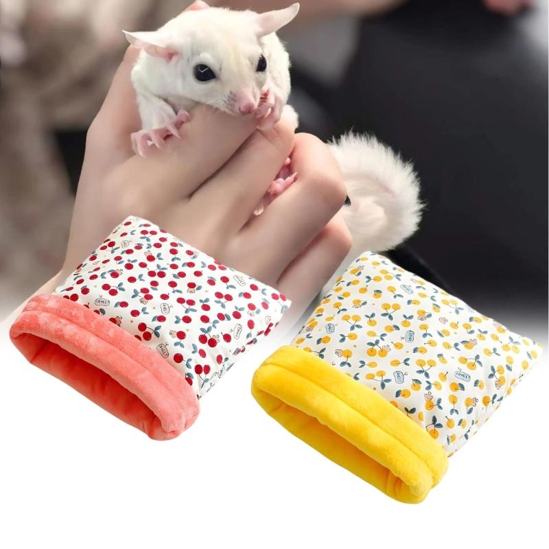 Hamster Rodents Hideaway Toy Gerbil Shelter Hideouts Pet Pocket Bed for Ferrets Hamster Toy Guinea Pigs Toy