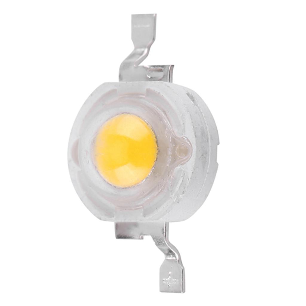 50pcs SMD 1W LED Lamp Bulb Beads Chip For Home Floodlight High White