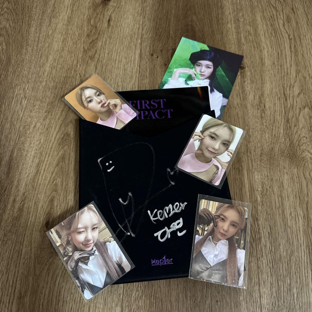 

[USED] Kep1er First Impact Dayon autographed trading cassette set